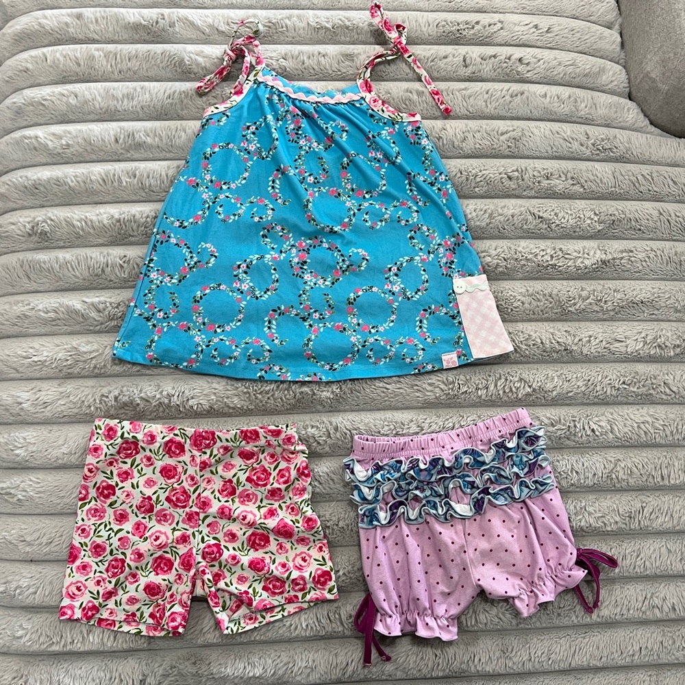 SweetHoney Kids Matching Set - Blue, Pink, and Purple
